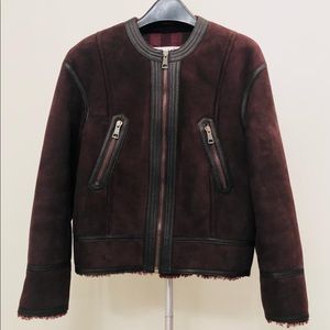 Burberry Lambskin Shearling Coat